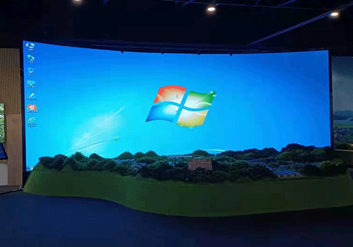 廣西羅城縣農業園P1.86 LED大屏